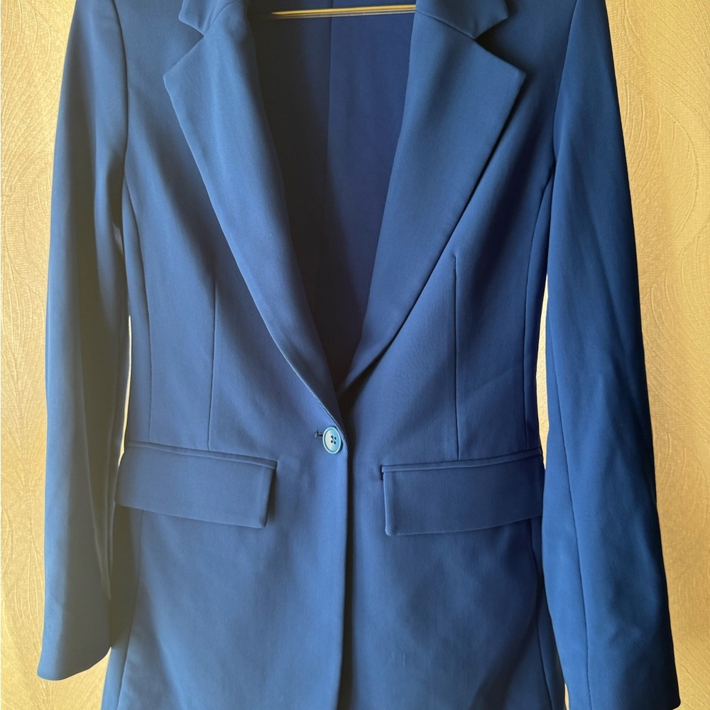 Boston Proper Classic Blue Blazer